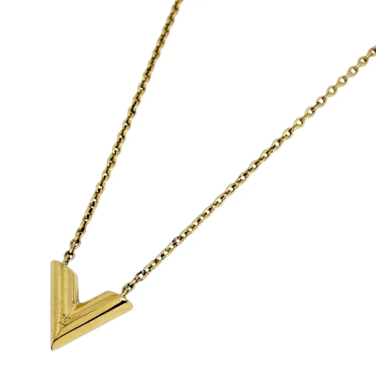 Pre-owned Louis Vuitton Essential V Necklace (JP)