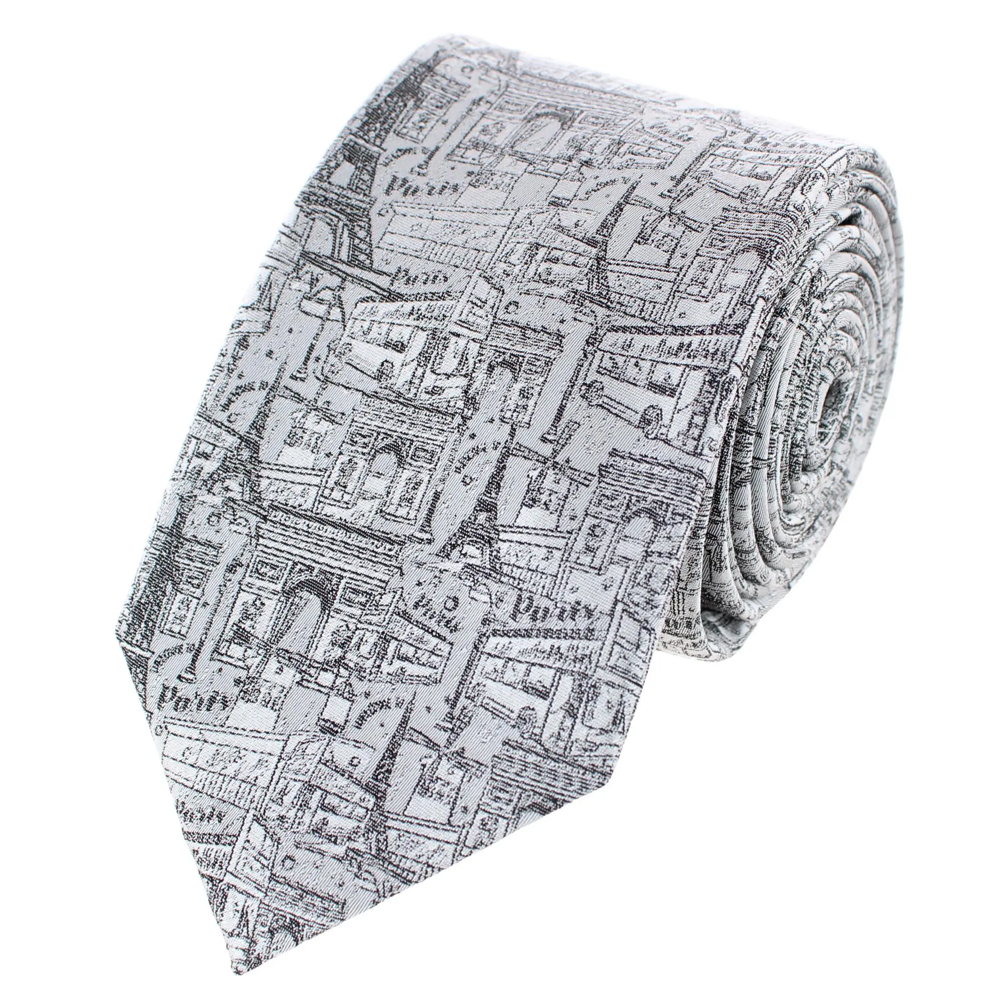 Trafalgar Parisian Nights Silk Novelty Necktie, Ties