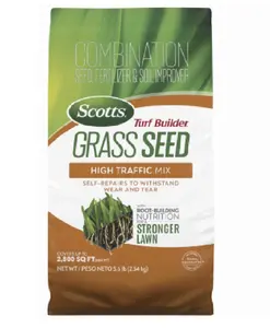 5.6 lbs Turf Builder Grass Seed High Traffic Mix - Pack of 4
