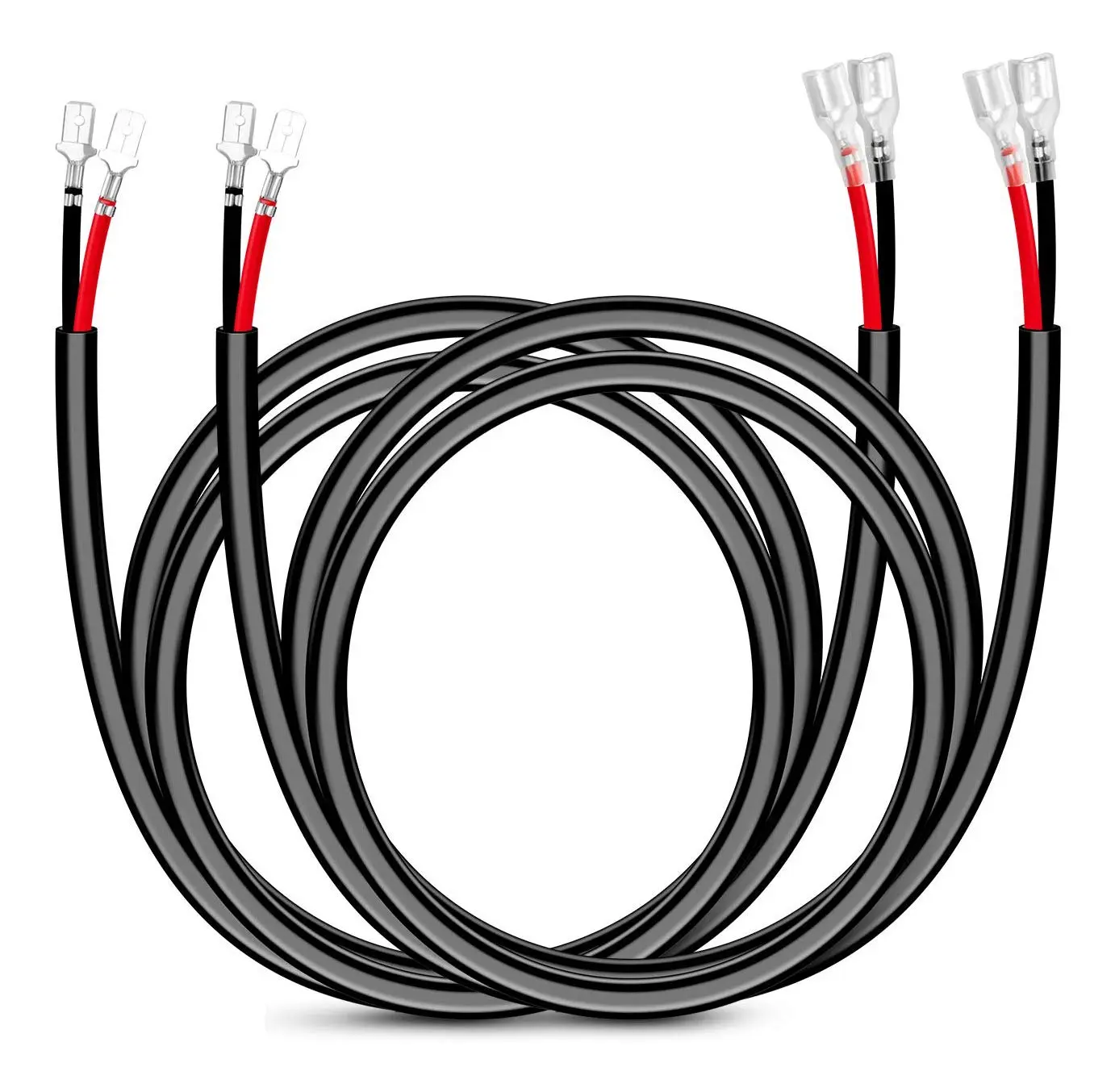 Nilight 3-ft 16-Gauge Durable Copper Wire Extension Harness Cable - Plug-and-Play Design, Flexible Parts, Corrosion-Resistant, Wear-Resistant Low Voltage Wire for 12V Battery Cars Accessories, Off-Road LED Work Lights