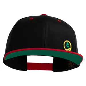 Trainer Red Monster Hunter Patched Classic Snapback Wool Blend 2 Tone Cap