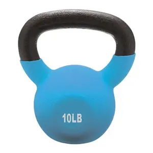 212 MAIN 26 lbs Vinyl-Coated Kettlebell with Coated Grip, Royal - Glutes & Home Workout Equipment for Upper Body, Lower Body Weight Training Sports Use