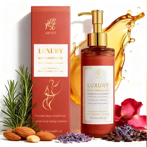 Luxury Body Firming Oil - Gentle, Lightweight Botanical Blend Moisturizer for Adults - Daily Hydrating, Nourishing Treatment - Tones, Tightens Crepey Skin, Smooths Cellulite, Enhances Texture & Elasticity - 120ml