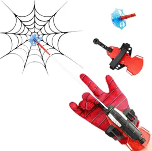 Spiderman Style Wrist Web Launcher Toy ️ | Long-Range Action Shooter with Glove for Interactive Roleplay Fun