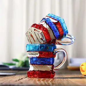 Painted Book Mug Resinz Novelty 3d Painted Books Coffee Mug Unique Colorful Resin Books Stack Coffee Cup Collection Gifts
