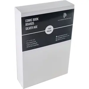 Comic Book Boards for Silver Age, Current/Modern White Storage Backing Boards