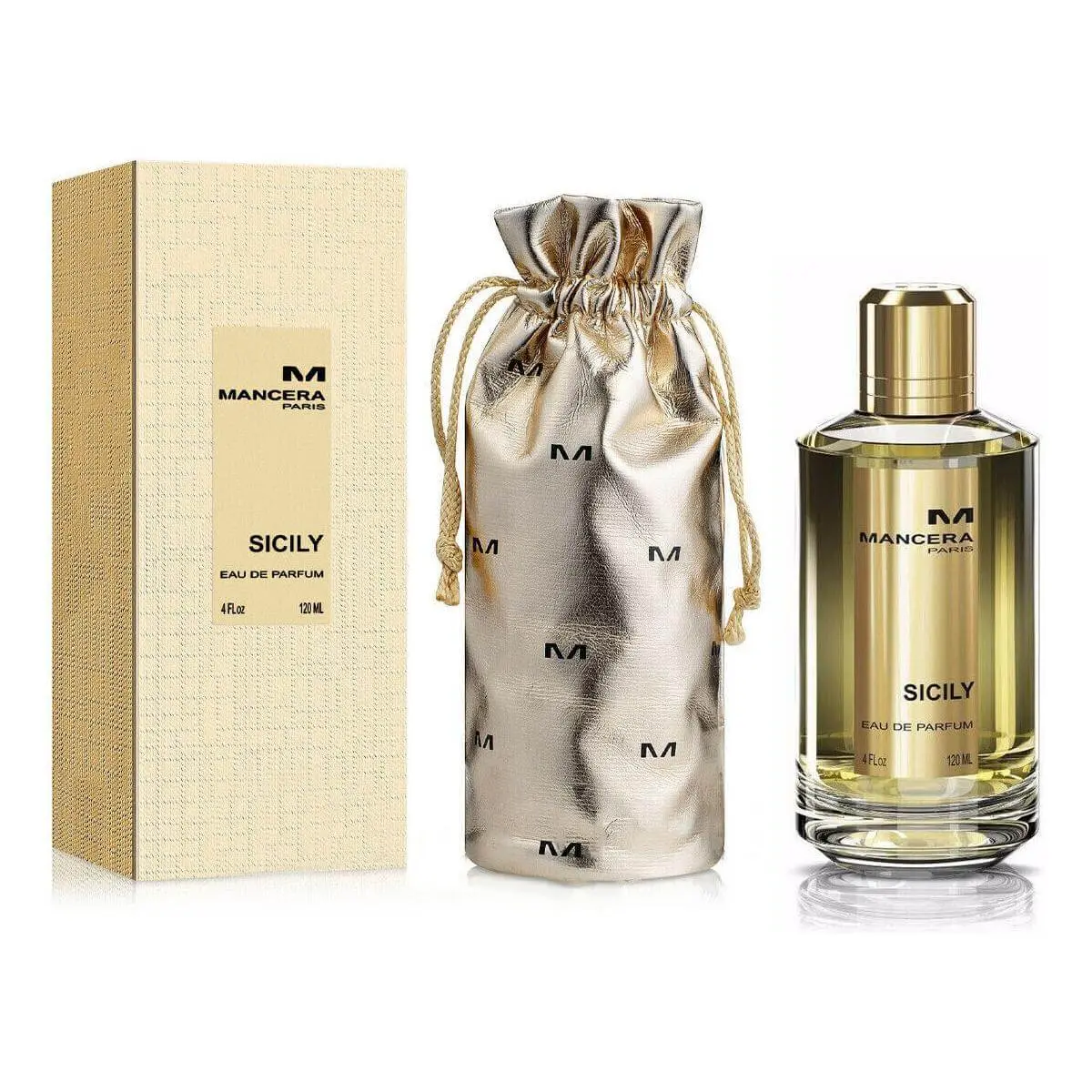 Mancera Sicily Eau de Parfum (EDP) Spray, 4.0 fl oz Unisex Citrus Fragrance, A Floral Sweet Signature Scent with Grapefruit & Peach, Edp Sprays, Floral Citrus Sweet, Grapefruit Mix, Fresh, Jasmine, Musk, Rose