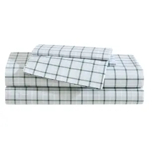 Eddie Bauer Classic Tattersall Plaid Full SheetSet