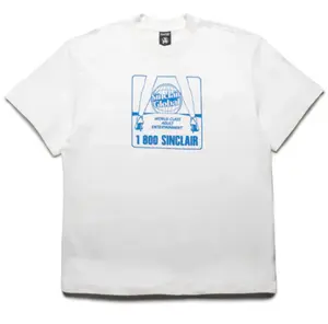 Sinclair Adult Entertainment Short Sleeve Tee Shirt White