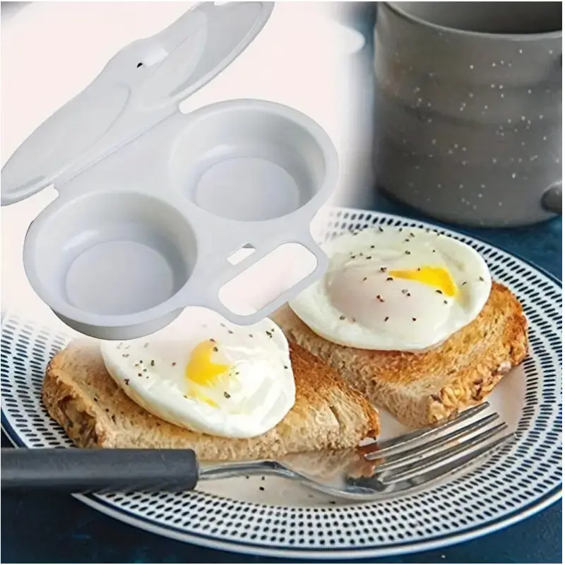 Easy Clean Microwave Egg Boiler, Quick Healthy Cooking Omelette Maker, Perfect Kitchen Gadget for Home & Restaurant Use, Easy Egg Cooker