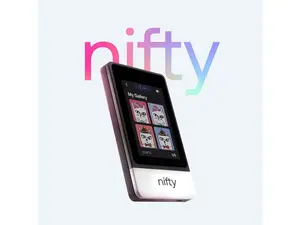 SecuX Nifty - Dedicated NFT Hardware Wallet - Bluetooth - Your Personalized NFT Gallery - Support Ethereum, Solona, Binance Smart Chain, Polygon