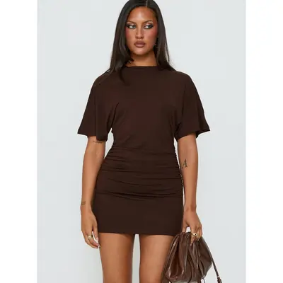 princess polly t shirt dress Princess Polly Tawni Long Sleeve Mini Shirt Dress by Princess Polly