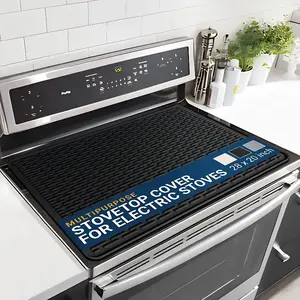 Heat Resistant Silicone Stove Cover Mat – Non-Slip Counter Protector, Cruel Summer Collection, Easy-to-Clean Kitchen Accessory for Summer Cooking & Back to School Dorm Use Waterproof Dish Drying funky kitchen supplies-home essentials Coasters Tableware