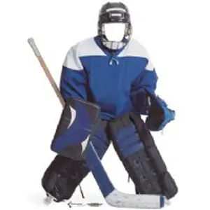 212 MAIN Life-Size Hockey Boy Cardboard Cutout Decoration - 64 in Heavy Cardboard Stand-In, Face Hole, Photorealistic Print for Party Use