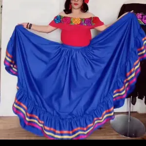 Folklore Mexican Solid  skirt