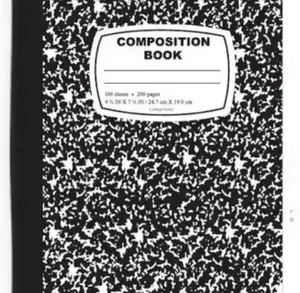 Custom composition notebook