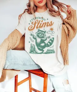 Everybody stims shirt, neurodiversity, affirming, neurodivergent, autism warrior, acceptance, inclusion, special education teacher Hoodie and Sweater; T-shirt Cotton Polyester Womenswear Light Tops Underwear