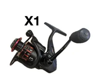 3 Pound Fishing 1000 Series Reel - Red/Black