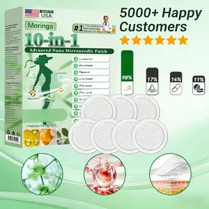 MORBEA Moringa 10-In-1 Advanced Nano MicrodartsPatch 10-In-1 Firms Skin Natural Ingredients Suitable for All Skin Types