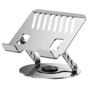 360° Rotatable Tablet Stand Adjustable Foldable Desktop Notebook Stand Holder for 10-17 Inch Laptop Tablet(Large)