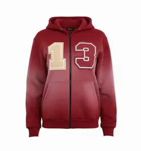 Delta Sigma Theta 3D Puff Print “13” Zip Hoodie