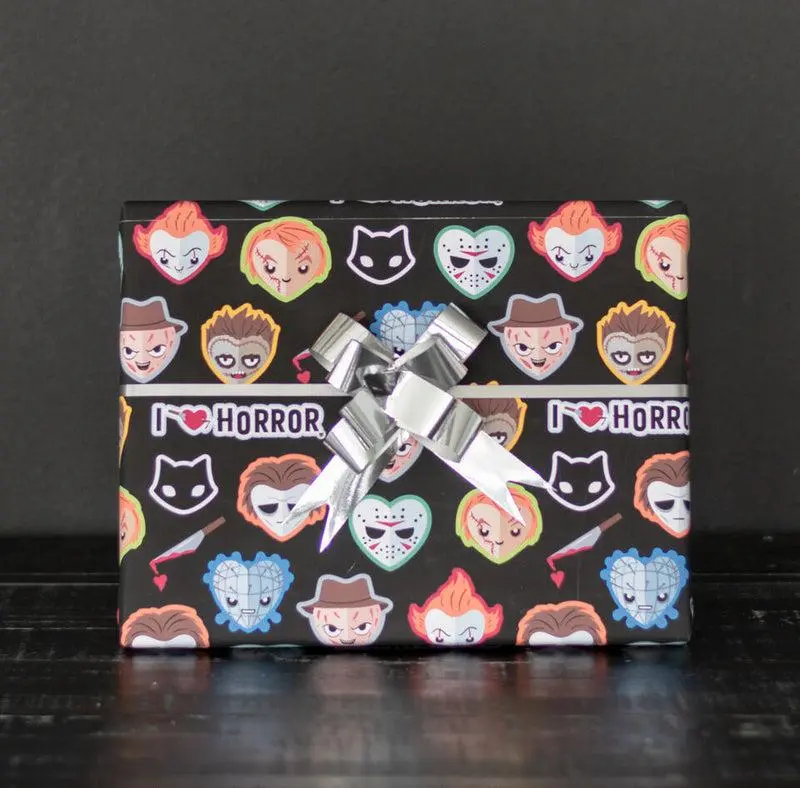 Killer Cutie Horror Wrapping Paper, Halloween Gift Wrap