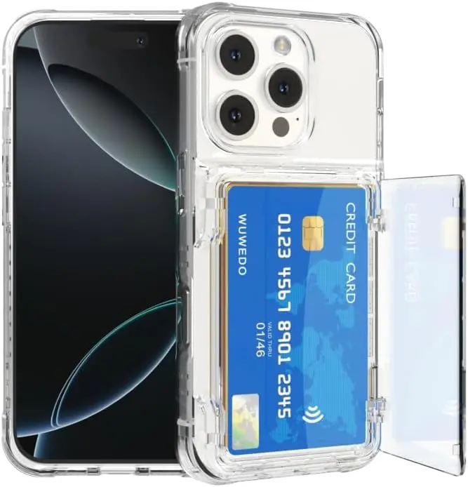 Magic door card case phonecase transparent clear phonecase with photocard holder with flip open card holder with Flip Large Cards Slot Holder for iphone11 12 13 14 15 16 series for Samsung S24 S23 S25 Ultra Kpop Screen Protector