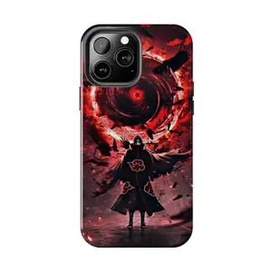 Shadow Raven Clan Leader Anime-Style Case for iPhone 17-7 Pro Max Plus & Samsung Galaxy S25-S21 Ultra Plus - Dynamic Aesthetic Phone Cover unisex
