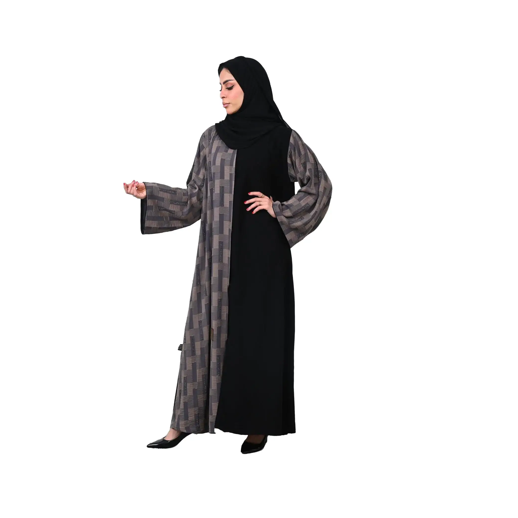 Patterned. Women's Abaya.