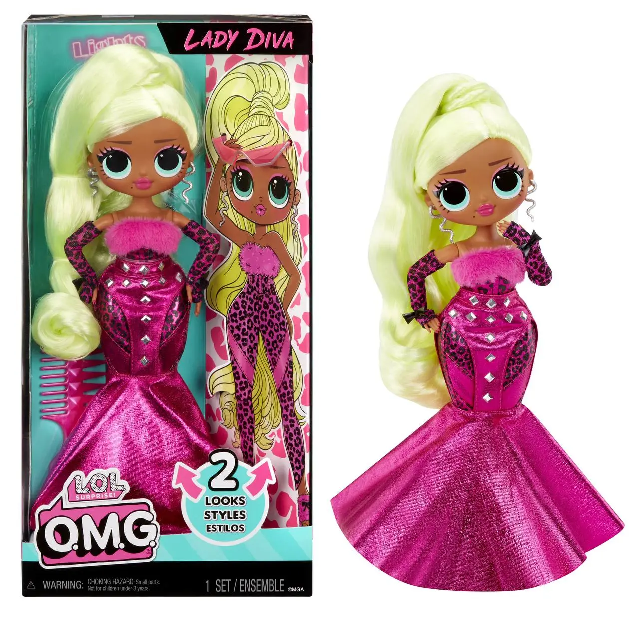 LOL O.M.G Lady Diva Doll Gift Set