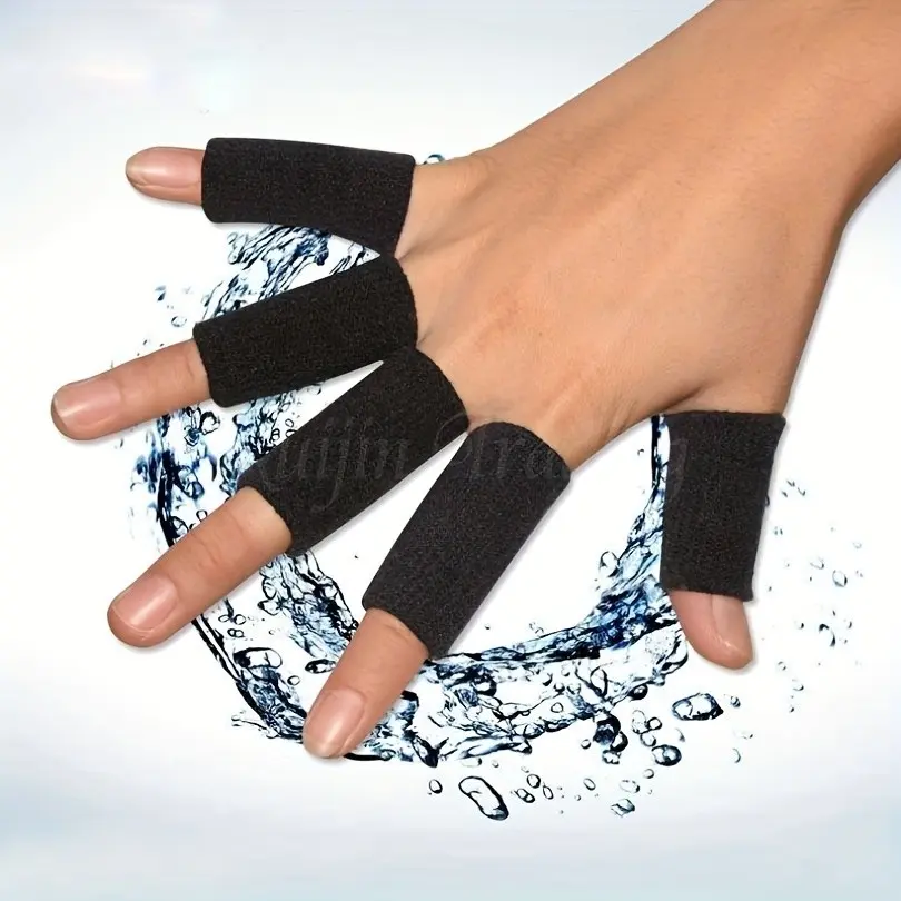 Professional Sports Finger Guards Thumb Protector Nylon Basketball Finger Protection Sport Equipment Set of 10, Durable Athletic Hand Gear Fingertips