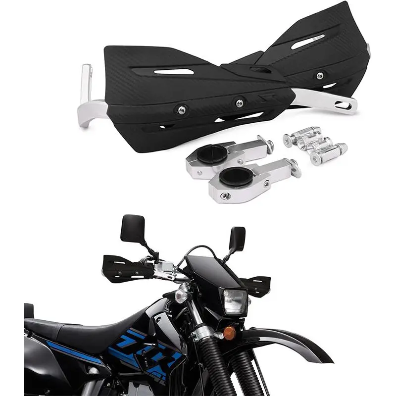 Motorcycle Hand Guard, Universal Motorcycle 7/8'' 22mm & 1 1/8'' 28mm Hand Guards, Aluminum Hand Guard for Dirt Pit Bike MX Motocross Supermoto Racing ATV Quad, Motocross Accessories