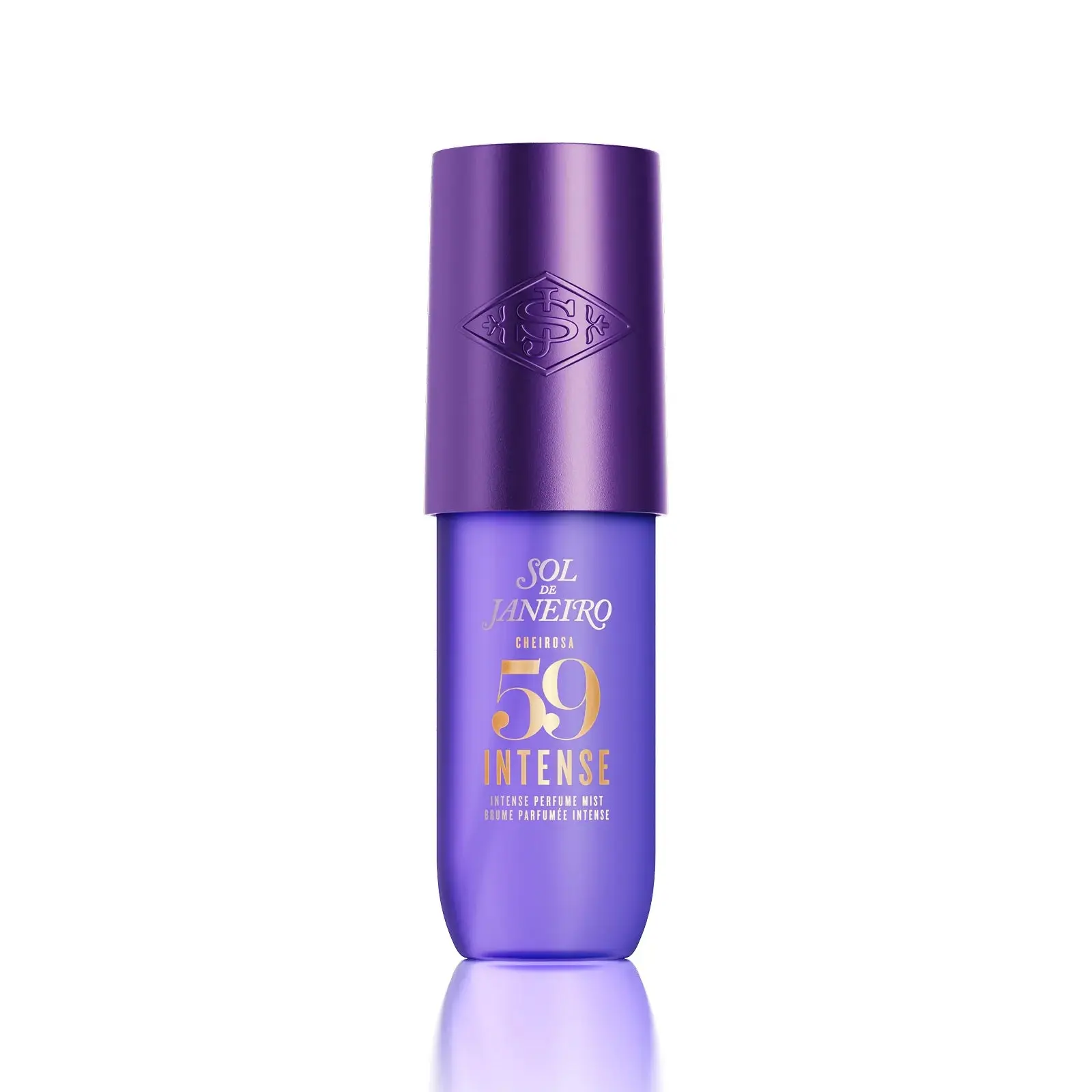 Sol de Janeiro Cheirosa 59 Intense Perfume Mist | Rich Twist On Cheirosa 59 Scent With A Higher Fragrance Concentration That Lasts 10 hours*. Deep Notes Of White Orchid, Creamy Sandalwood & A Signature Solar Ambery Accord