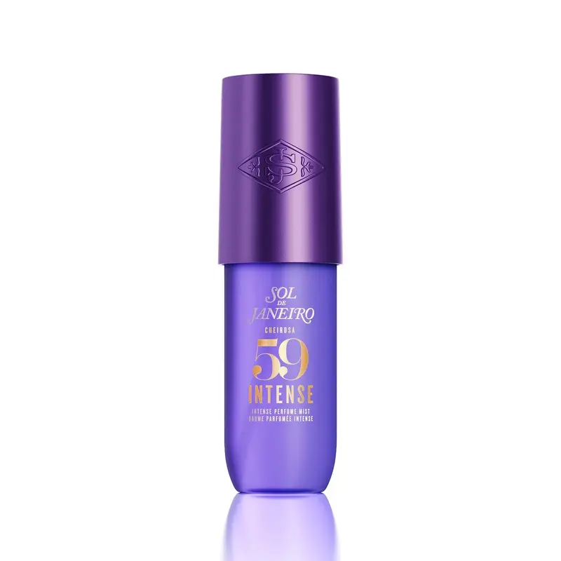 Sol de Janeiro Cheirosa 59 Intense Female Perfume Mist Spray (90ml) - Highly Concentrated Rich Twist Scent, 10h* Lasting, Deep Notes of White Orchid, Creamy Sandalwood & Signature Solar Ambery Accord