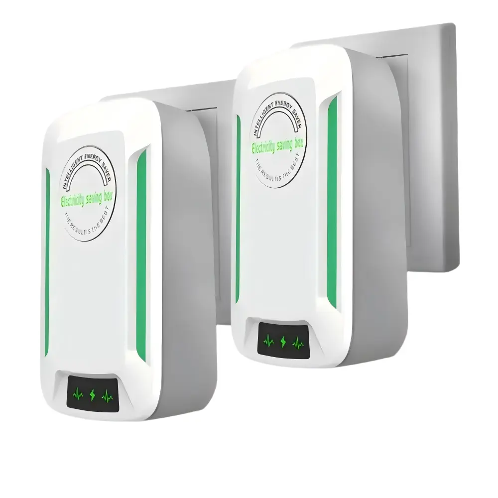 2026 Updated Design Plug-In Power Box with US Plug, Built-In Indicator Light, Portable Indoor Plug-In Device for Home, Office, Dorm, Bedroom, and Travel Use Intelligent Power Saving System