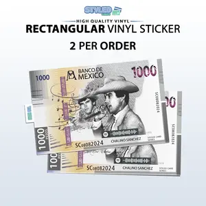 chalino sanchez with spotify rectangular vinyl sticker