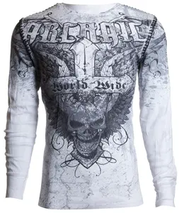 Archaic by Affliction Men's Thermal Shirt World Wide