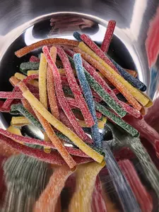 sour dudes sour straws made with real fruit juice Sweet