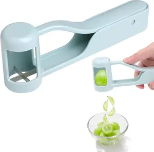 Grape Cutter for Toddlers and Kids, Safe Fruit Slicer for Cherry Tomato and Strawberry, Stainless Steel Kitchen Tool for Salad and Snacks