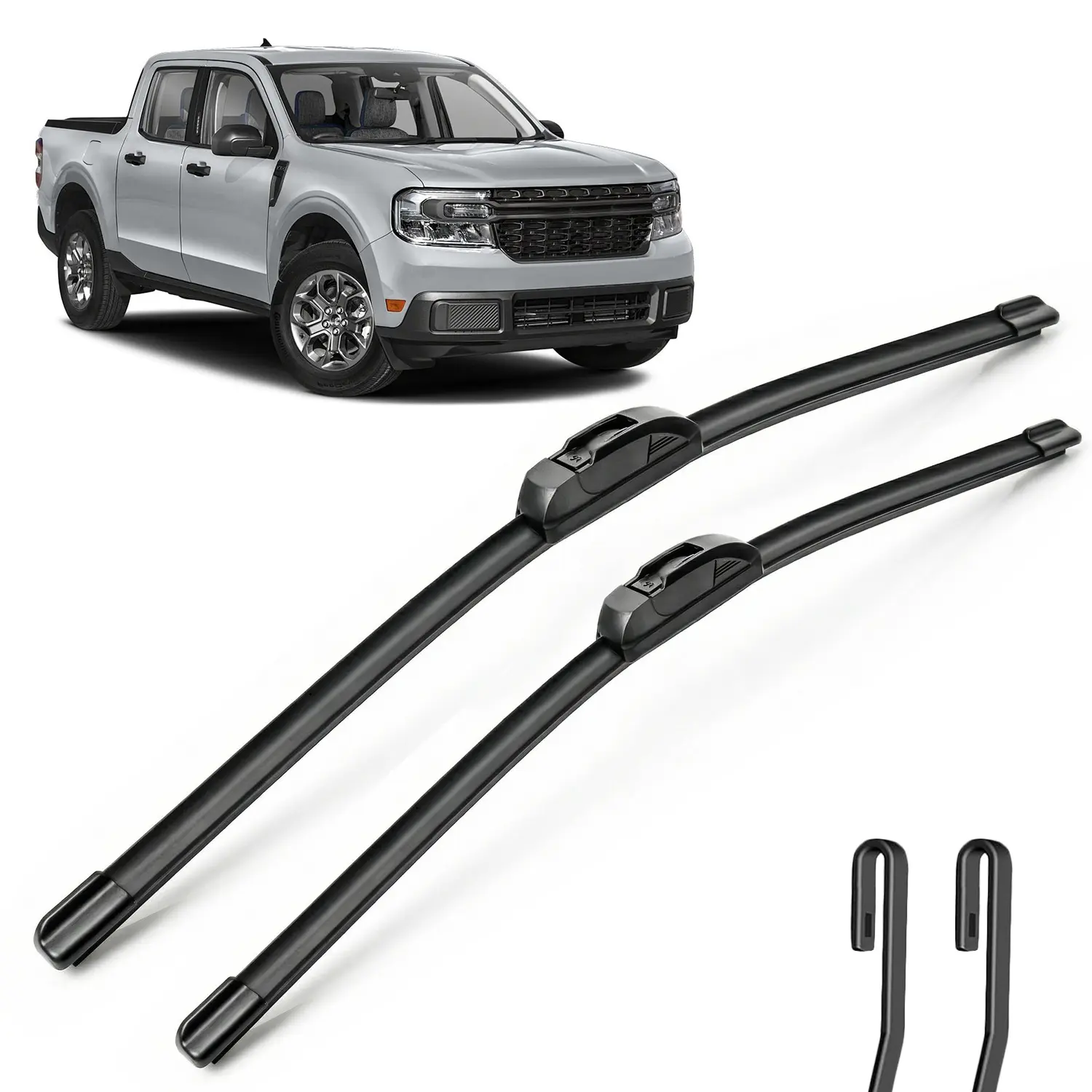 Universal 22"+22" & 22"+20" Windshield Wiper Blades, Hook Type All-Season Rubber Refills, Streak-Free Silent Wiping, Easy Install Replacement for Cars, SUVs & Trucks, Durable Rain Performance summerwins