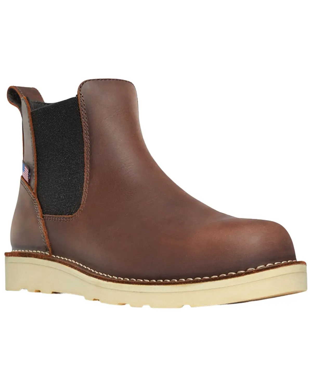 Danner Men's Men'S 6" Bull Run Chelsea Wedge Work Boot Steel Toe - 15484