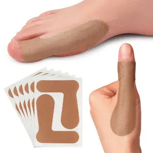 Toe Thumb Support Patch, 24pcs/set Toe Thumb Elastic Movement Sticker, Self Adhesive Tendon Sheath Patch for Thumb, Finger and Toe, Healthcare