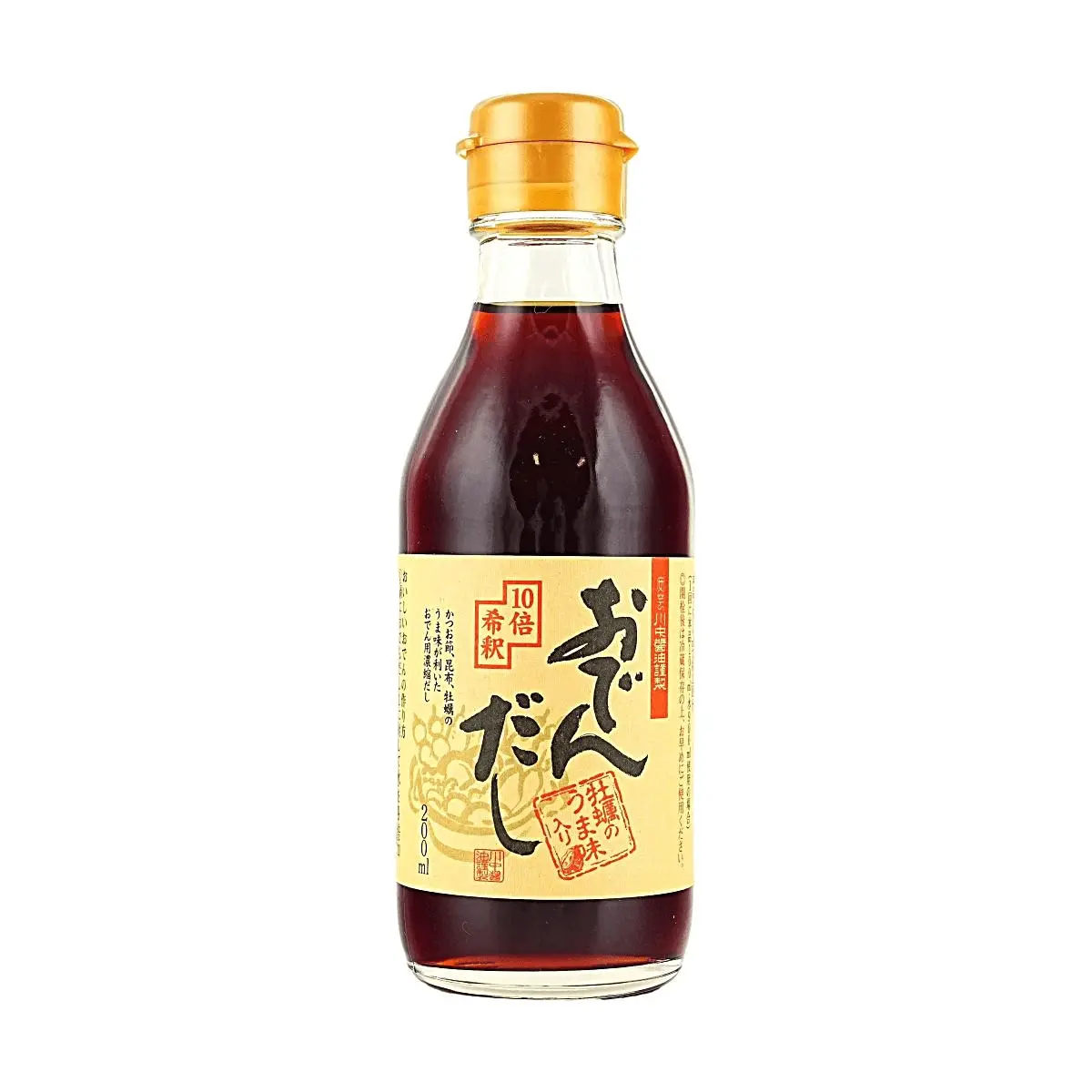 KAWANAKA Oden Dashi Broth Concentrate 200ml - 10x Rich Oyster Umami Japanese Hot Pot Soup Base - Authentic Kanto Style
