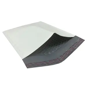 UOFFICE Pack of 200 Poly Bubble Mailer Bags 8.5" x 12"- #2 White Envelopes with 2 Layers of 65 Micron PE Film and Self-Sealing Adhesive Closure