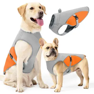 Breathable Cool Dog Shirt, Lightweight Dog Cooling Jacket with Chest Strap D-ring, Reflective Pet Vest, Pet Supplies for Outdoor Walking
