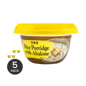 OTTOGI Rice Porridge 5Packs 10.05oz/Pack with Abalone Instant Food