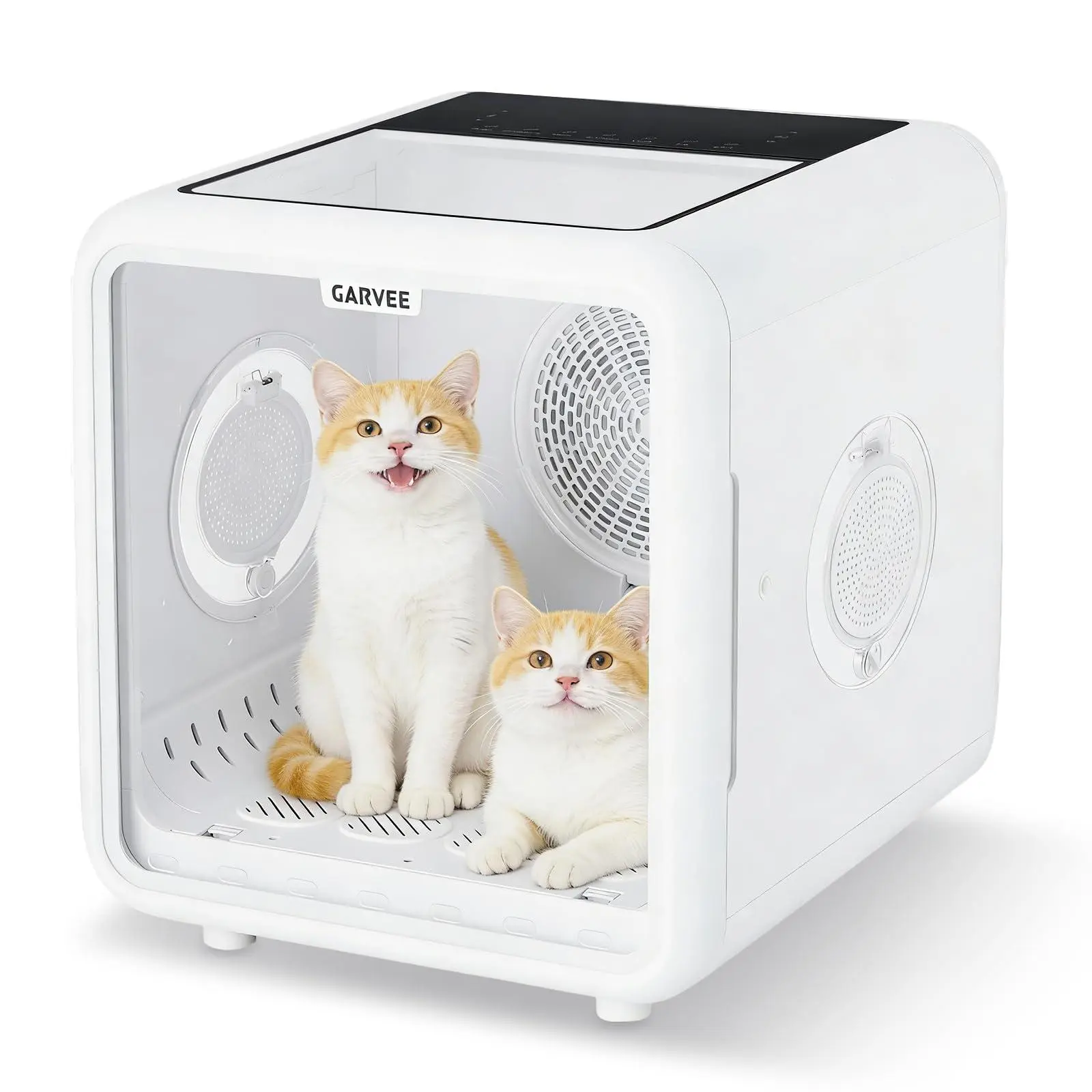 GAOMON 72L Pet Dryer Box 360° High-Efficiency Pet Dryer, Cat Drying Box with 5 Air Outlets, NTC Smart Temperature Control | Quiet Pet Grooming Blower for Cats & Dogs up to 45 lbs