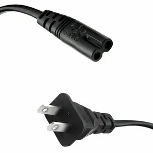 Uninex PS04, 6ft (1.83m) Universal Replacement Power Cord 18/2 AWG 125V