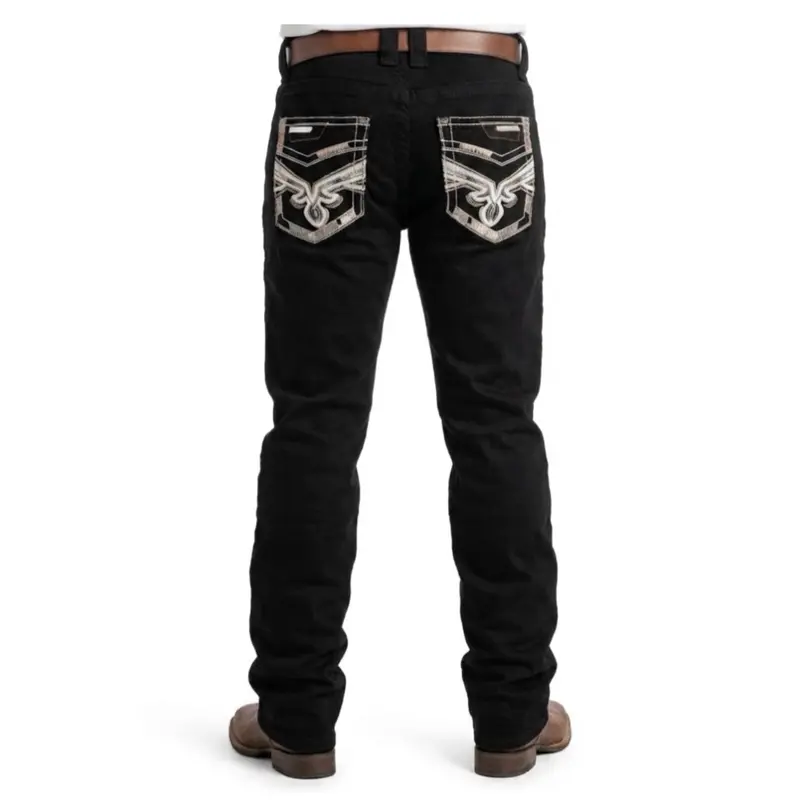Men jeans black -HCOOl06