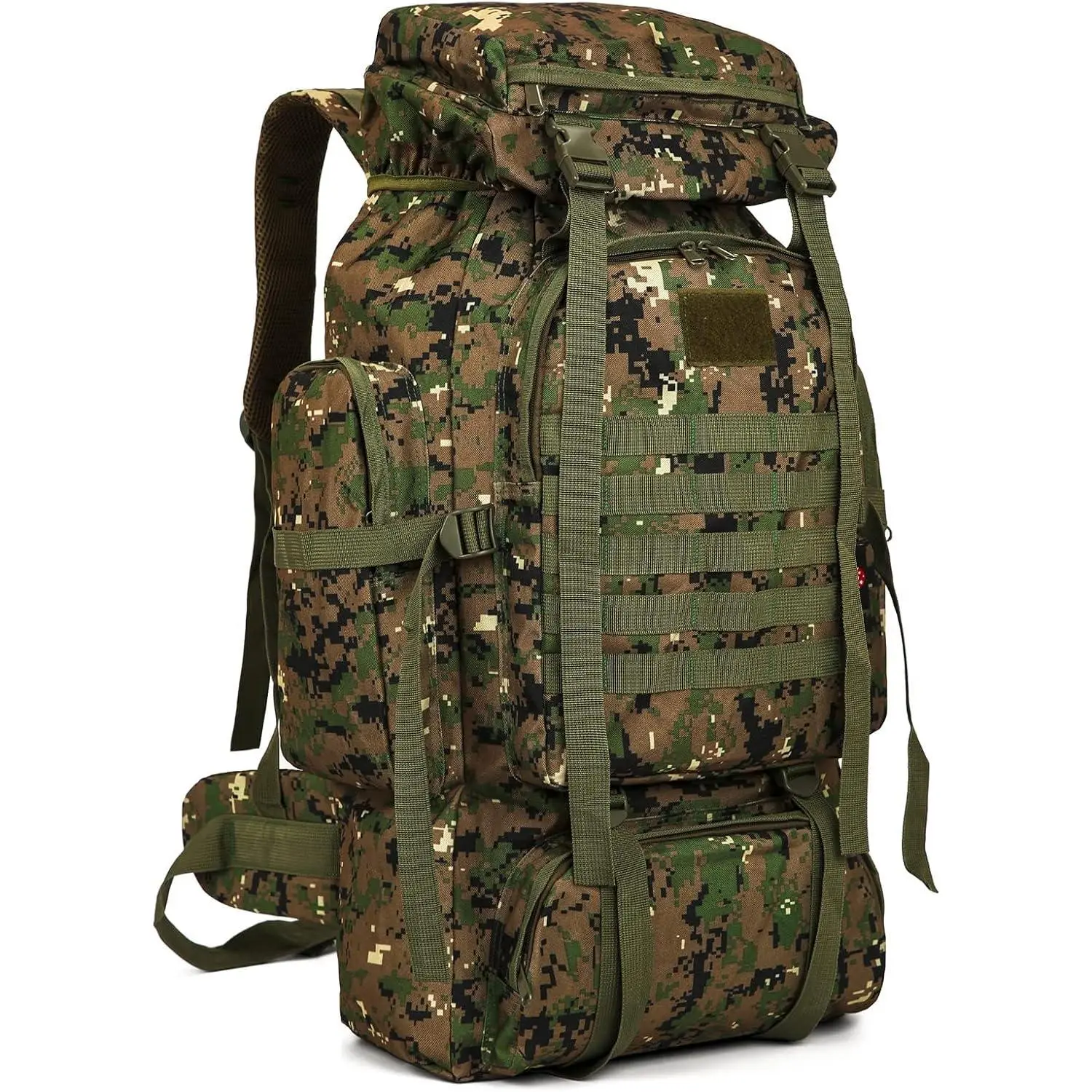 Hiking Trekking Rucksack - Outdoor Solid Color Lightweight Durable Waterproof Pack for Men-Women, Ideal for Camping-Climbing